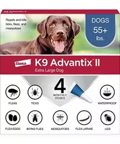 K9 Advantix II XL Dog Vet-Recommended Flea, Tick & Mosquito Treatment & Prevention | Dogs Over 55 lbs. | 4-Mo Supply