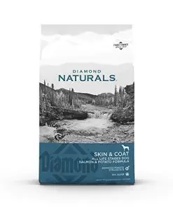 DIAMOND NATURALS Skin & Coat Real Meat Recipe Dry Dog Food with Wild Caught Salmon 15lb (9422_15_DND)