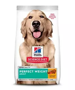 Hill’s Science Diet Adult Perfect Weight Chicken Recipe Dry Dog Food, 25 lb. Bag