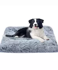 DEBANG HOME Dog Mattress, Large Dog Bed for Large Dogs, Medium Dog Bed, Small Dog Bed,Soft and Comfortable Dog Bed, Washable Plush Dog cage mat