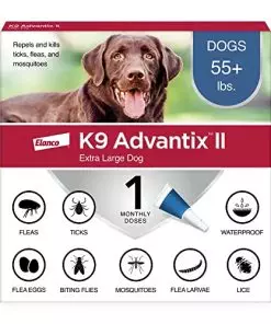 K9 Advantix II XL Dog Vet-Recommended Flea, Tick & Mosquito Treatment & Prevention | Dogs Over 55 lbs. | 1-Mo Supply