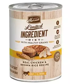 Merrick Limited Ingredient Diet Healthy Grains Wet Dog Food Real Chicken Recipe – (Pack of 12) 12.7 oz. Cans