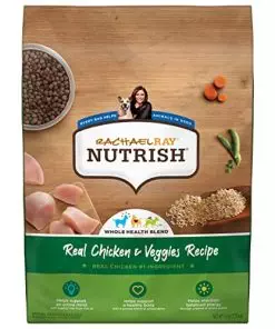 Rachael Ray Nutrish Premium Natural Dry Dog Food, Real Chicken & Veggies Recipe, 6 Pounds (Packaging May Vary)