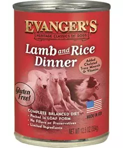 Evanger’s Heritage Classics Lamb and Rice Dinner for Dogs (Pack of 12)