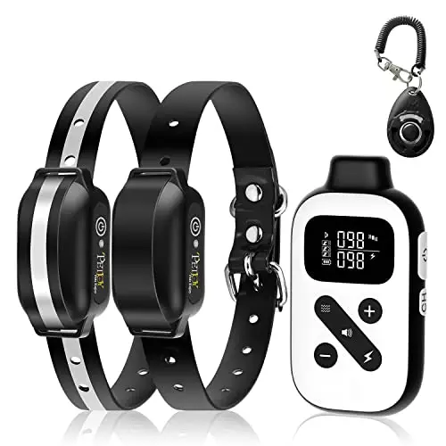 PetJoy Automatic Bark Collar for Large Dog, Bark Collar with Remote, Bark and Training Collar Combo, Bark Collar Automatic and Remote – IP67 Waterproof