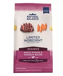 Natural Balance Limited Ingredient Adult Grain-Free Dry Dog Food, Reserve Sweet Potato & Venison Recipe, 22 Pound (Pack of 1)