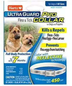 Hartz UltraGuard Pro Reflective Flea & Tick Collar for Dogs and Puppies, 7 Month Flea and Tick Prevention Per Collar, 1 Count