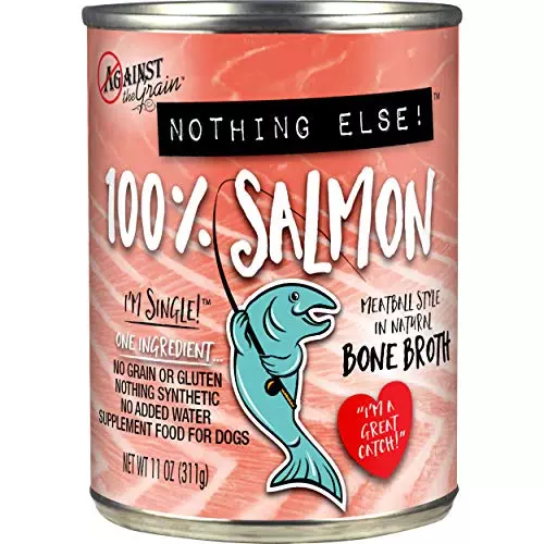 Against The Grain Nothing Else! Salmon Dog Food – 12, 11 oz Cans
