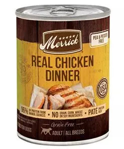 Merrick Grain Free Wet Dog Food Real Chicken Recipe – (12) 12.7 oz Cans