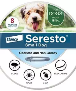 Seresto Small Dog Vet-Recommended Flea & Tick Treatment & Prevention Collar for Dogs Under 18 lbs. | 8 Months Protection