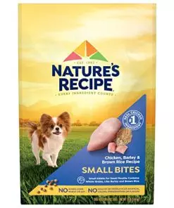 Nature′s Recipe Small Breed Dry Dog Food, Small Bites Chicken, Barley & Brown Rice Recipe, 12 lb. Bag