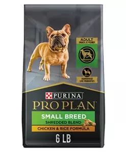 Purina Pro Plan Small Breed Dog Food With Probiotics for Dogs, Shredded Blend Chicken & Rice Formula – 6 lb. Bag