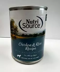 Nutri Source Tuffy’S Pet Food 131300 Tuffy Nutrisource 12-Pack Chicken And Rice Canned Food For Dogs, 13-Ounce