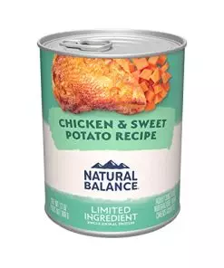 Natural Balance Limited Ingredient Adult Grain-Free Wet Canned Dog Food, Chicken & Sweet Potato Recipe, 13 Ounce (Pack of 12)