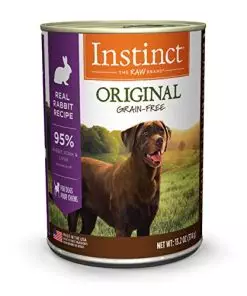 Instinct Original Grain Free Real Rabbit Recipe Natural Wet Canned Dog Food, 13.2 oz. Cans (Case of 6)