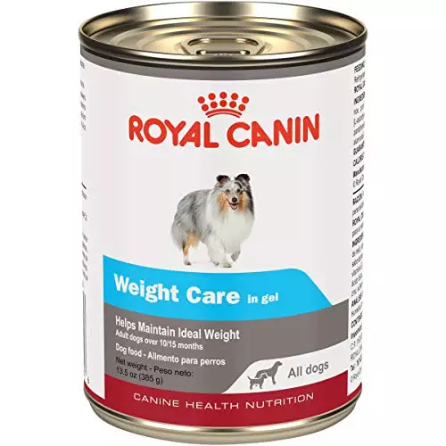 Royal Canin Canine Health Nutrition Weight Care In Gel Canned Dog Food, 13.5 oz Can (Case of 12) (Package may vary)