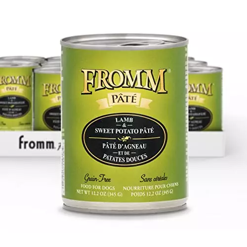 Fromm Lamb & Sweet Potato Pate Dog Food – Premium Wet Dog Food – Lamb Recipe – Case of 12 Cans