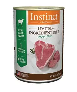 Instinct Limited Ingredient Diet Grain Free Real Lamb Recipe Natural Wet Canned Dog Food, 13.2 oz. Cans (Case of 6)