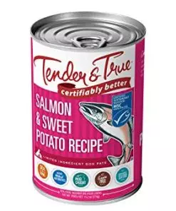 Tender & True Salmon & Sweet Potato Recipe Canned Dog Food ( Pack of 12), 33031