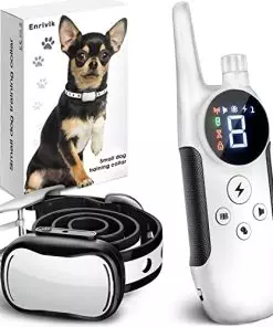 Extra Small Size Dog Training Collar with Remote for Small Dogs 5-15lbs and Puppies with Shock – Waterproof & 1000 Ft Range