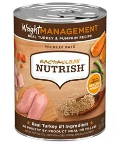 Rachael Ray Nutrish Weight Management Wet Dog Food, Real Turkey & Pumpkin, 13 Ounce Can (Pack of 12)