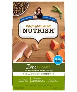 Rachael Ray Nutrish Zero Grain Dry Dog Food, Chicken & Sweet Potato Recipe, 13 Pound Bag