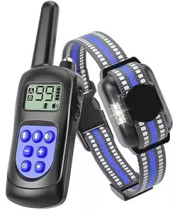 Brapezie Dog Training Collar No Shock, Vibrating Dog Collar, No Shock Collar with Remote Up to 2000ft Remote Range, only Sound and Vibration Collar for Training Dogs