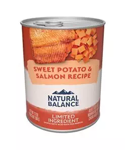 Natural Balance Limited Ingredient Adult Grain-Free Wet Canned Dog Food, Sweet Potato & Salmon Recipe, 13 Ounce (Pack of 12)