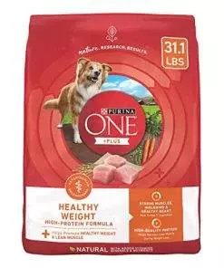 Purina ONE Plus Healthy Weight High-Protein Dog Food Dry Formula – 31.1 lb. Bag