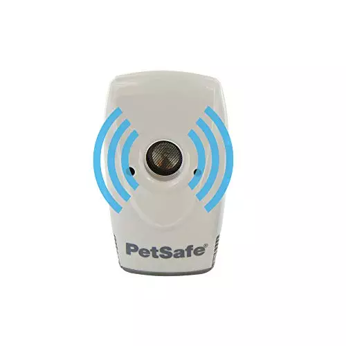 PetSafe Single Room Indoor Dog Bark Control – Ultrasonic Device to Deter Barking Dogs – No Collar Needed – Up to 25 ft Range – Automatic Anti-Bark Pet System , White