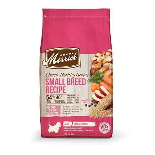 Merrick Classic Healthy Grains Dry Dog Food Small Breed Recipe – 4.0 Lb Bag