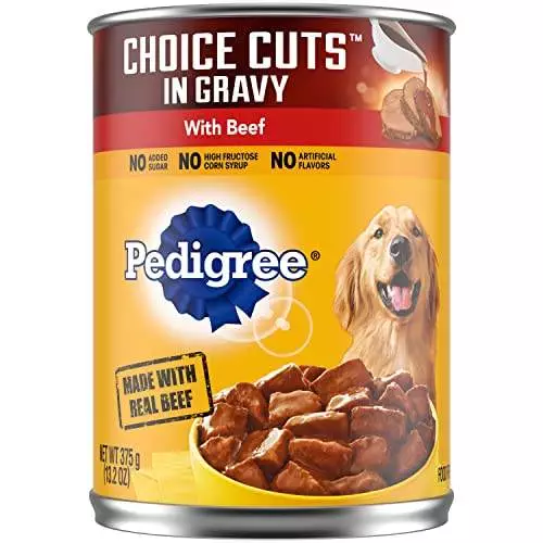 Pedigree Choice Cuts in Gravy with Beef Wet Dog Food, 13.2 Oz