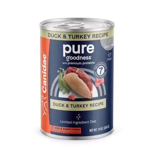 CANIDAE® PURE Duck & Turkey Recipe Dog Wet (12) 13 oz.