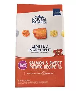 Natural Balance L.I.D. Limited Ingredient Diets Salmon & Sweet Potato Formula Small Breed Bites Dry Dog Food, 4 lbs.