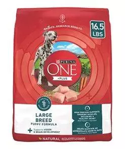 Purina ONE Plus Large Breed Puppy Food Dry Formula – 16.5 lb. Bag