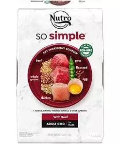 Nutro Dry Dog Food NUTRO SO Simple with Beef Adult Dog Food, 25 lb.