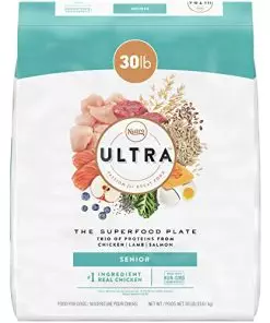 NUTRO ULTRA Senior High Protein Natural Dry Dog Food with a Trio of Proteins from Chicken, Lamb and Salmon, 30 lb. Bag