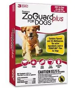 ZoGuard Plus Flea and Tick Prevention for Dogs (Large – 45-88 lb)