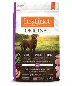 Instinct Original Grain Free Recipe with Real Rabbit Natural Dry Dog Food, 20 lb. Bag