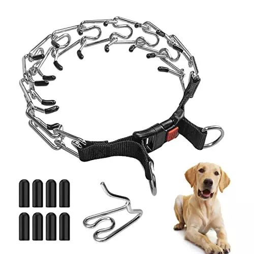 Dog Training Collar, Adjustable Dog Collar for Small Medium Large Dogs (S (Neck: 14″-16” Weight: Around 35 lbs)。)