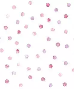 Wall Pops DWPK2466 Watercolor Dots Wall Art Kit, Pink 59 Count (Pack of 1)