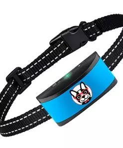 Small Dog Bark Collar Rechargeable – Anti Barking Collar for Small Dogs – Smallest Most Humane Stop Barking Collar – Dog Training No Shock Bark Collar Waterproof – Safe Pet Bark Control Device