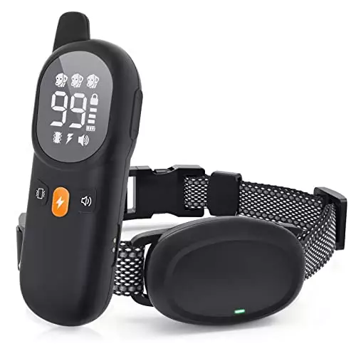 Dog Training Collar with Remote – 2600FT Dog Electric Collar with Beep/Vibration/Shock Modes, Rechargeable Waterproof Dog Training Set for All Breeds, Sizes