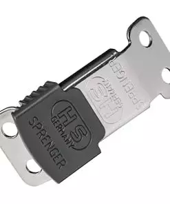 Herm Sprenger ClicLock Fastener Stainless Steel Buckle for Prong Dog Training Collar & Quick Release with Easy Buckle for Small Medium Large Dogs (4.0mm)