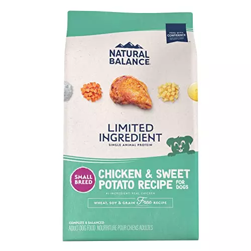 Natural Balance L.I.D. Limited Ingredient Diets Chicken & Sweet Potato Formula Small Breed Bites Dry Dog Food, 12 lbs.