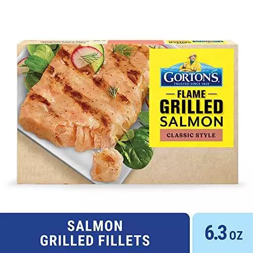 Gorton’s, Classic Grilled Salmon, 6.3 oz (Frozen)