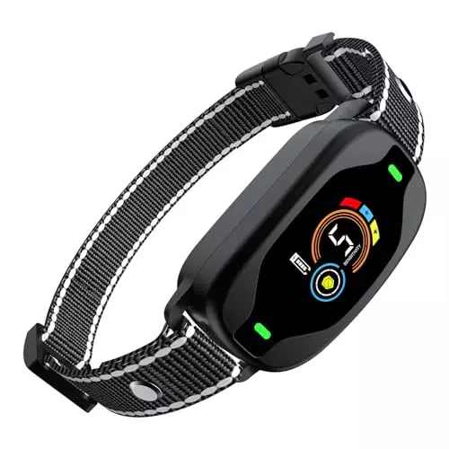 Dog Bark Control Collar – Pet Safe Anti Barking Dog Training Collar – Stop Barking Collars for Small Medium Large Dogs – Bark Deterrent Devices with Beep, Vibration, Shock