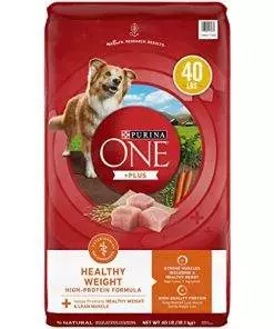 Purina ONE Plus Healthy Weight High-Protein Dog Food Dry Formula – 40 lb. Bag