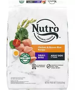 Nutro Core Dry Dog Natural Choice Adult Small Bites Dry Dog Food, Chicken & Brown Rice Recipe Dog Kibble, 13 lb. Bag