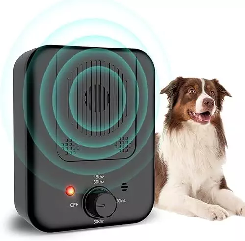 Anti Barking Device Upgraded Dog Barking Control Devices, Neighbors Bark Box Dog Silencer 50 Ft – 3 Levels Dog Barking Deterrent Devices Outdoor & Indoor